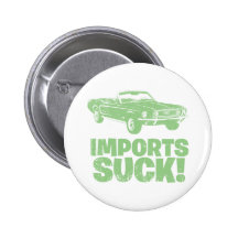 1967 Ford Mustang Convertible Pinback Buttons