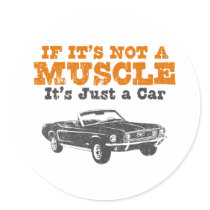 1967 Ford Mustang Convertible Stickers