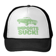 1967 Ford Mustang Convertible Trucker Hat