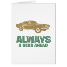 1967 Ford Mustang Fastback Greeting Cards