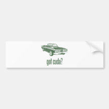 1967 Plymouth Barracuda Bumper Stickers
