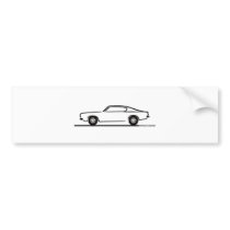 1968 1969 Plymouth Barracuda Bumper Sticker