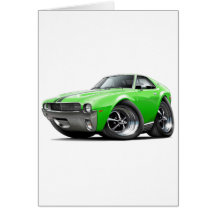 1968-69 AMX Lime-Black Car Card