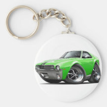 1968-69 AMX Lime-Black Car Keychains