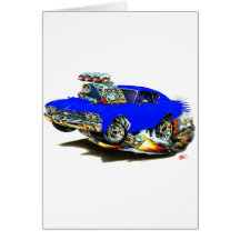 1968-69 Chevelle Blue Car Cards