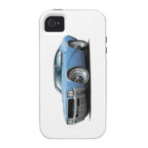 1968 Buick GS Lt Blue-Black Top Car Case For The iPhone 4