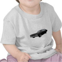1968 Chevelle SS: Black Finish T-shirts