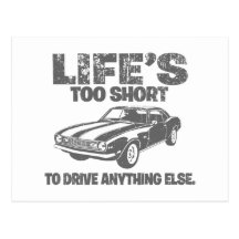 1968 Chevrolet Camaro Z28 Post Card