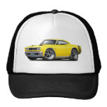 1968 Coronet RT Yellow-Black Double Hood Scoop Car Mesh Hats