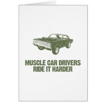 1968 Dodge Hurst Hemi Dart Greeting Card