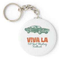 1968 Ford Mustang Fastback Keychain