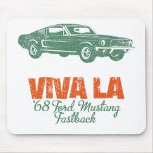 1968 Ford Mustang Fastback Mouse Pad