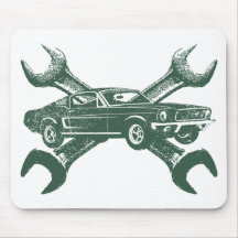 1968 Ford Mustang Fastback Mousepad
