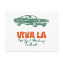 1968 Ford Mustang Fastback Post Cards