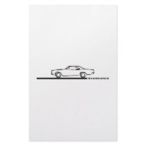 1968 Plymouth Roadrunner Stationery Design