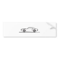 1968 Pontiac Firebird Bumper Sticker