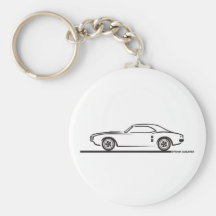 1968 Pontiac Firebird Keychain