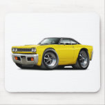 1968 Roadrunner Yellow-Black Top Mousepads