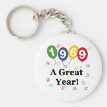 1969 A Great Year Birthday Key Chain