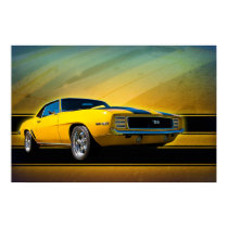 1969 Camaro SS Poster posters