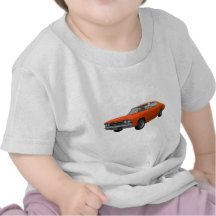 1969 Chevelle SS: Orange Finish T Shirt