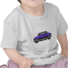 1969 Chevelle SS: Purple Finish Tee Shirt