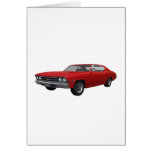 1969 Chevelle SS: Red Finish Greeting Cards