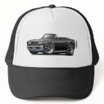 1969 Coronet RT Black-White Convert Trucker Hat