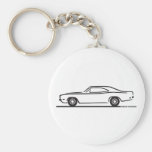 1969 Dodge Charger Keychains
