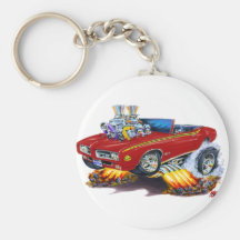 1969 GTO Judge Maroon Convertible Key Chains