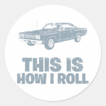 1969 Plymouth Road Runner Stickers
