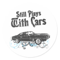 1969 Pontiac Firebird Round Stickers