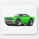 1969 Roadrunner Lime-Black Top Car Mousepad