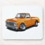 1970-72 Chevy C10 Orange Truck Mousepad