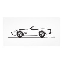 1970-72 Corvette Convertible Personalized Photo Card