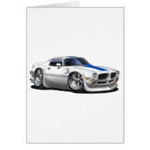 1970/72 Trans Am White Car Cards