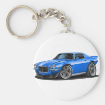 1970-73 Camaro Blue Car Key Chain
