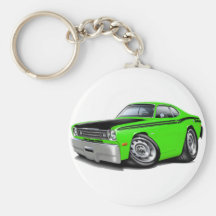 1970-74 Duster 340 Lime Car Key Chain
