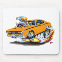 1970-74 Plymouth Duster Orange Car Mousepads