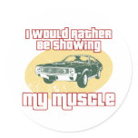 1970 AMC AMX 390 ROUND STICKERS