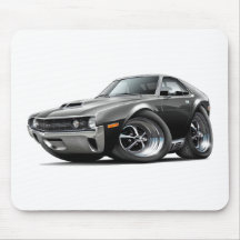 1970 AMX Black Car Mousepads