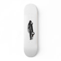 1970 Chevelle SS: Black Finish: Skateboard