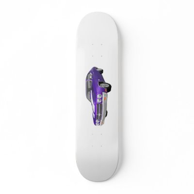 1970 Chevelle SS: Purple Finish: Skateboard by spiritswitchboard