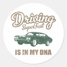 1970 Chevrolet Chevelle SS 454 Round Sticker