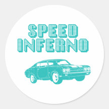 1970 Chevrolet Chevelle SS 454 Round Sticker