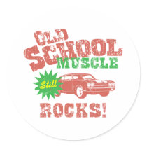 1970 Chevrolet Chevelle SS 454 Round Stickers