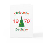 1970 Christmas Birthday