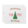 1970 Christmas Birthday