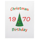 1970 Christmas Birthday