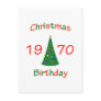 1970 Christmas Birthday
